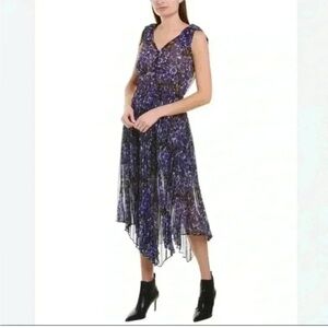 The Kooples Paris Hortensia Dress in Purple Hydrangea